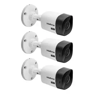 Kit 3 Câmera 1120b Intelbras Com Visão Noturna