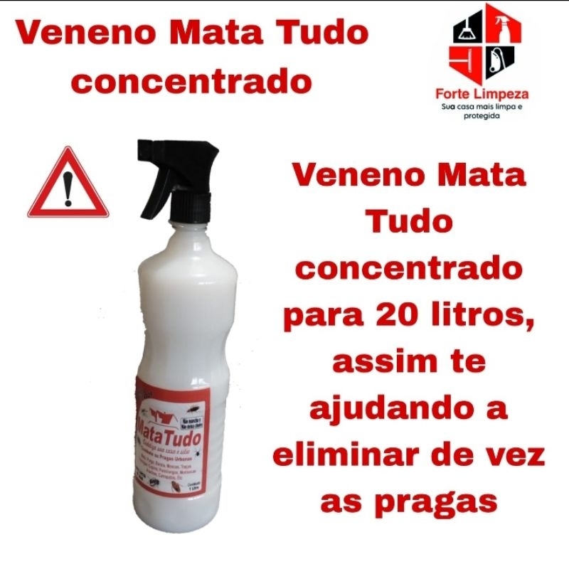 Veneno Inseticida Mata Tudo Concentrado 1/20L Para Barata, Formiga e ...