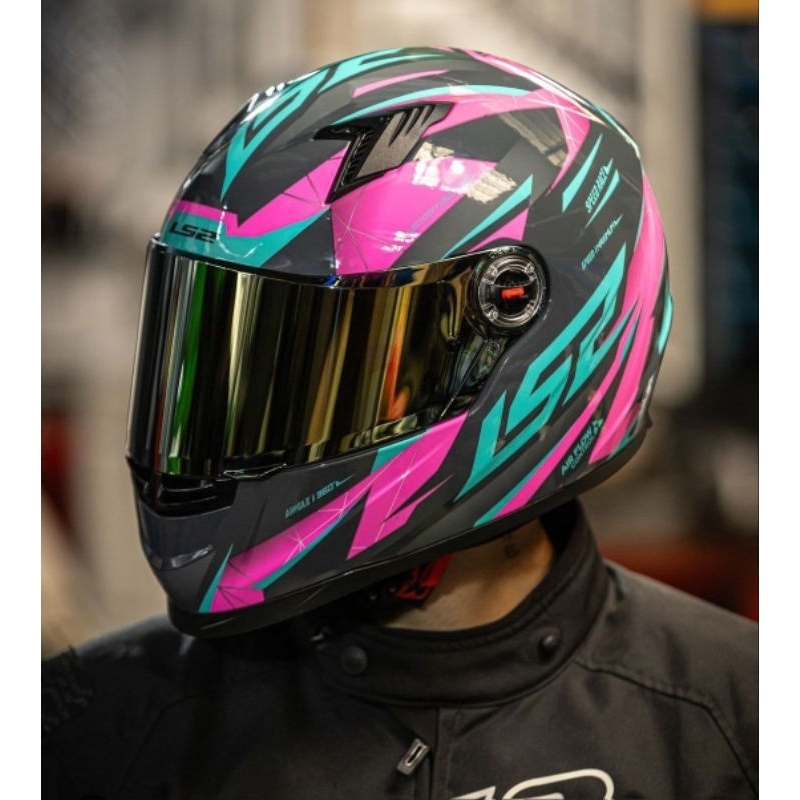 CAPACETE LS2 CLASSIC DRAZE ROSA