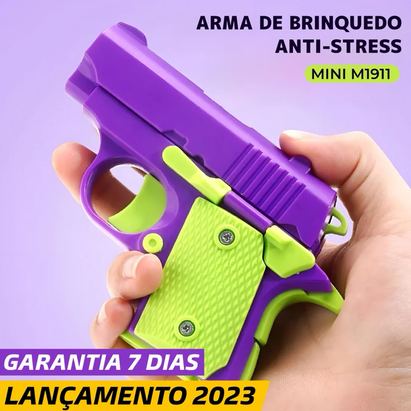 Mini Pistola Anti-stress (PROMOÇÃO DE LANÇAMENTO) M1911