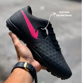 Chuteira Sola Lisa Futsal Quadra Futebol Sola Colada e Costurada