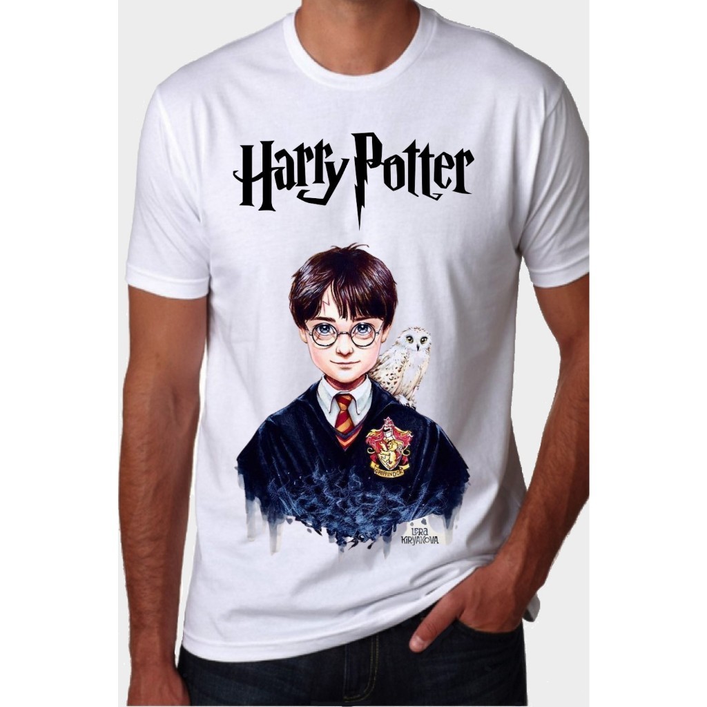 camisa Harry Potter camiseta unissex varias estampas camiseta Harry Potter infantil e adulto