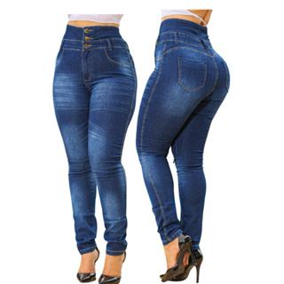 Calça Jeans Empina Bumbum ,Linda ,Para Vocês Arrasarem , com 2% Elastano, Calça  Feminina Mulher Elegante Nunca Usado 87315024