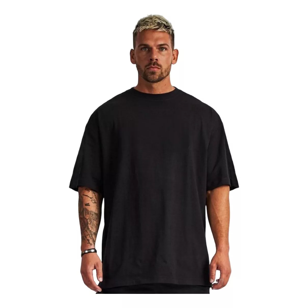 Camiseta Oversized Basic Streetwear Lisa 100% Algodão Premium