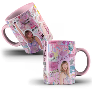 Caneca de Porcelana Personalizada Taylor Swift The Eras Lover