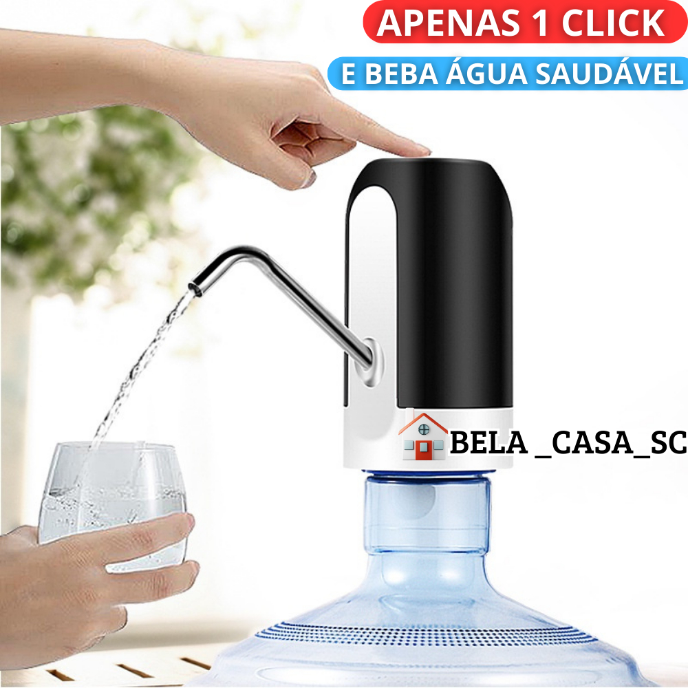 Bomba Recarregável Para Galão De Água Garrafão Elétrica