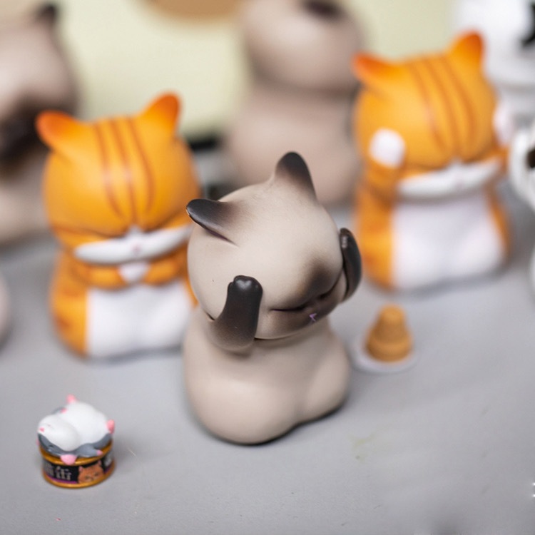 Mini Gatinho Decoração De Mesa Enfeite Para Carros