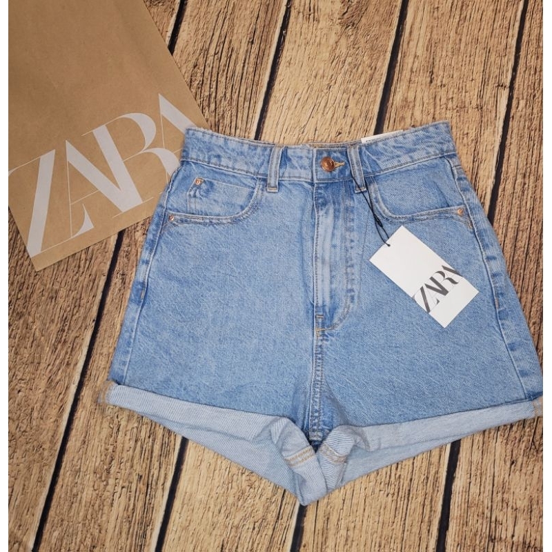 Shorts deals jeans zara