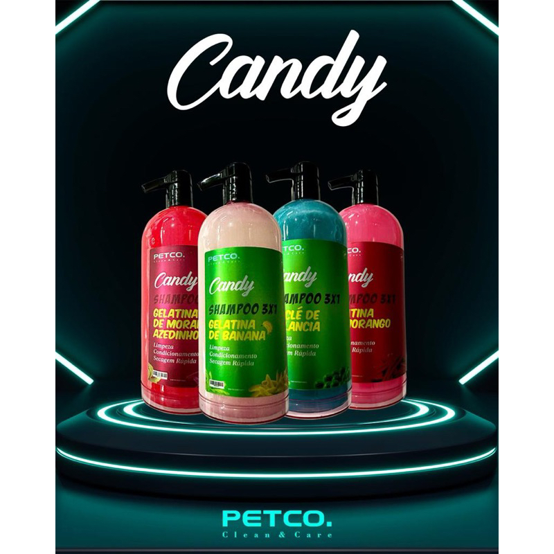 SHAMPOO 1L PETCO BANANINHA CANDY FINI 3x1 1 10 Shopee Brasil