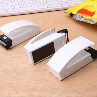 Mini Seladora Portátil Selador de Embalagem Embalagens Branca Com Trava de Segurança Necessário Utilizar Pilha AA em Oferta na Shopee