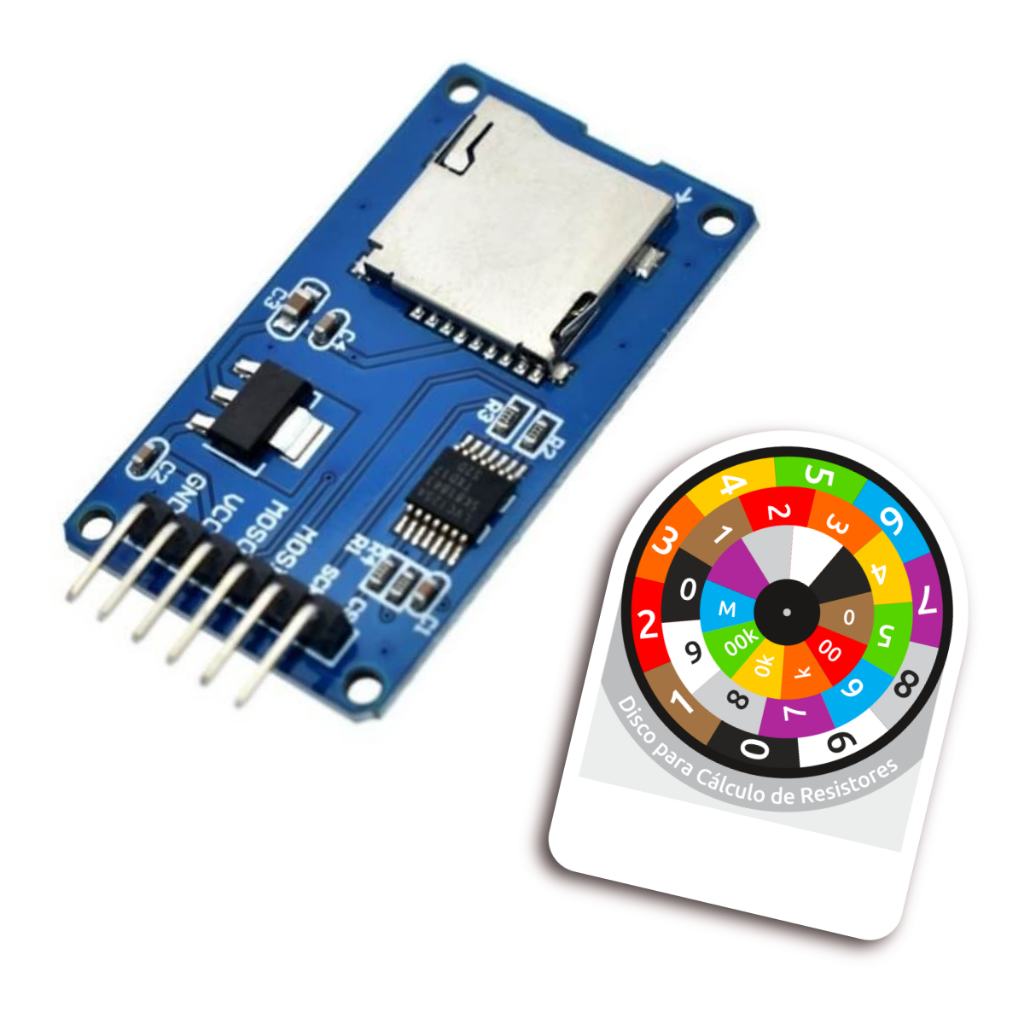 Modulo Leitor de Cartão Micro SD para arduino