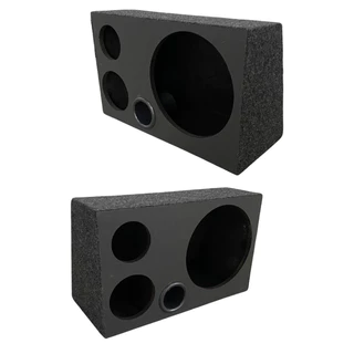 Caixa Trio Vazia Dutada Alto Falante 12 + Driver + Tweeter