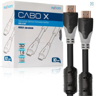 Cabo HDMI blindado Versão 2.0 4K ULTRA HD EXBOM diversos tamanhos