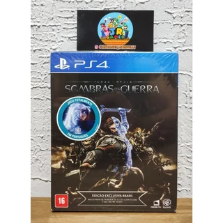 Sombras Da Guerra Edição Exclusiva Brasil Lacrado Mídia Física Ps 4 - Envio Rápido