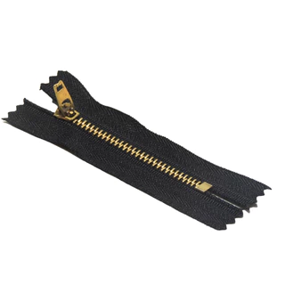Zíper Metal Fixo Reforçado 15cm c/10, 20, 30, 40 ou 50 Unidades - Zíper Jeans Com Trava de Segurança