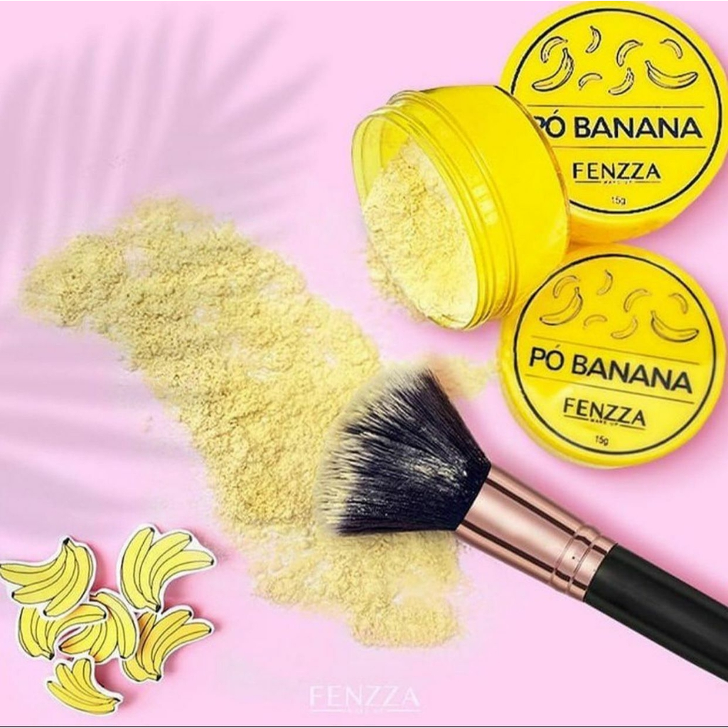 Pó Banana Fixador Translucido Finalizador Fenzza Make