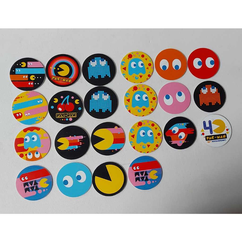Lote 22 Tazos Pac Man (Elma Chips) | Shopee Brasil