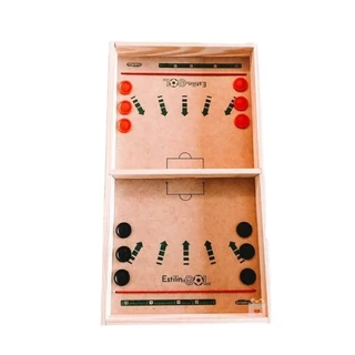 EstilinGOL Jogo de Tabuleiro e Futebol de Botão Educativo Carimbras