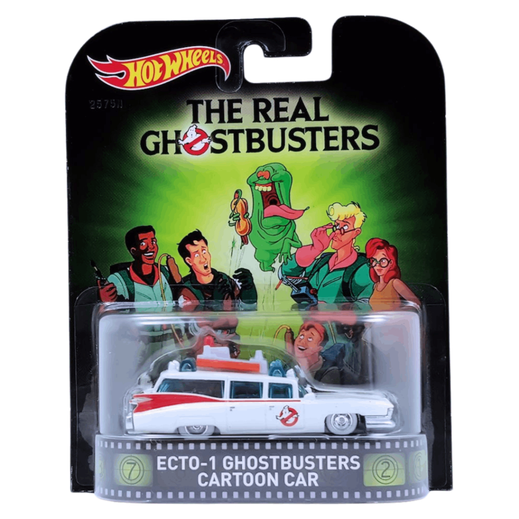 Hot Wheels Fantasma HW0463 Scala 1:64 - Edizione Polizei Bianco/verde - Con Custodia KLAS Car Keeper
