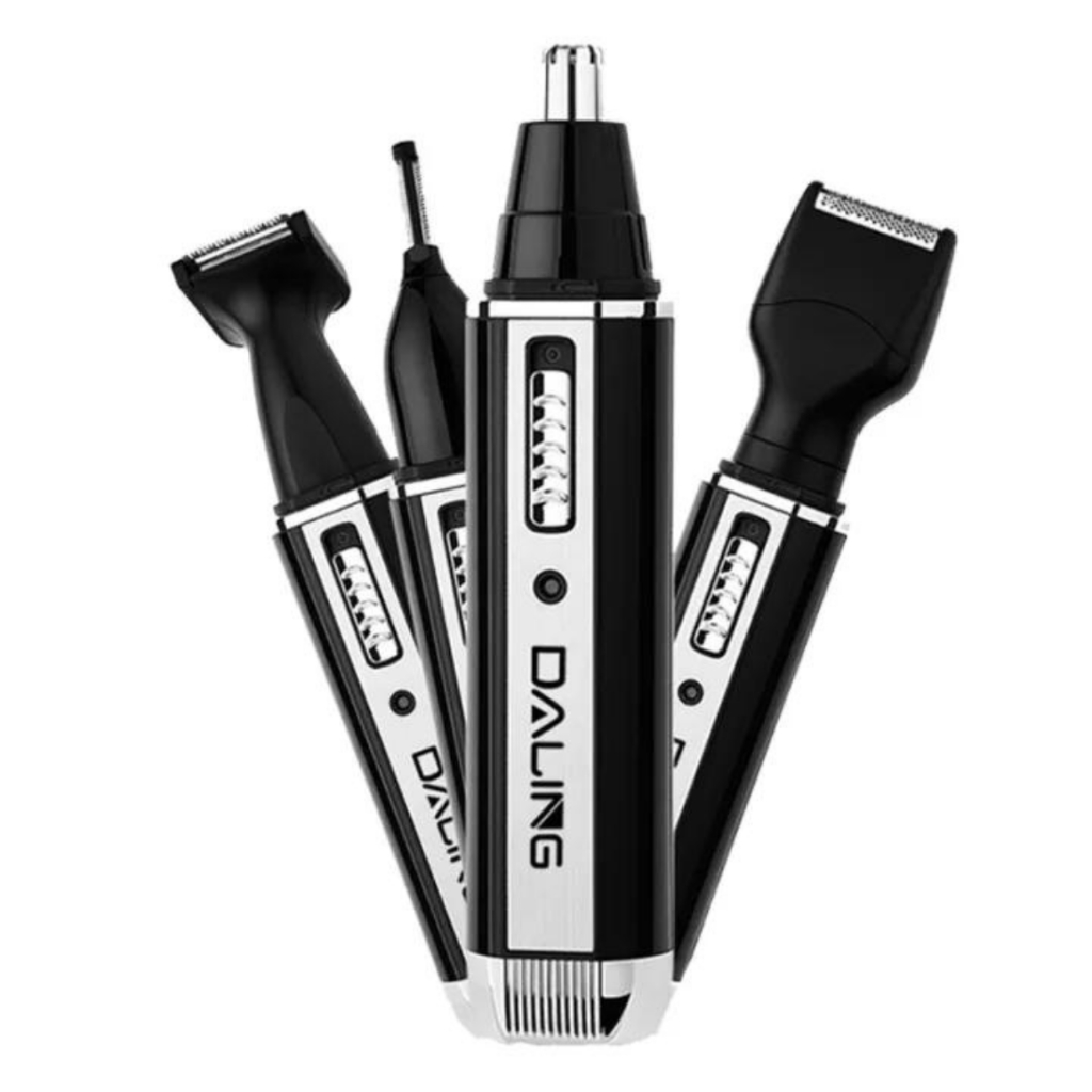 Aparador de Pelos Nariz Orelhas Sobrancelhas Barba Bigode 4 em 1 Profissional Daling DL-7003