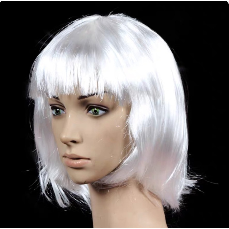 Peruca Curta Sintético Festa Carnaval Fantasias