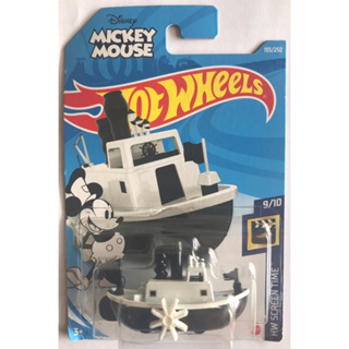 Hot Wheels Disney Steamboat Mickey Mouse cartela grande (novo/lacrado)