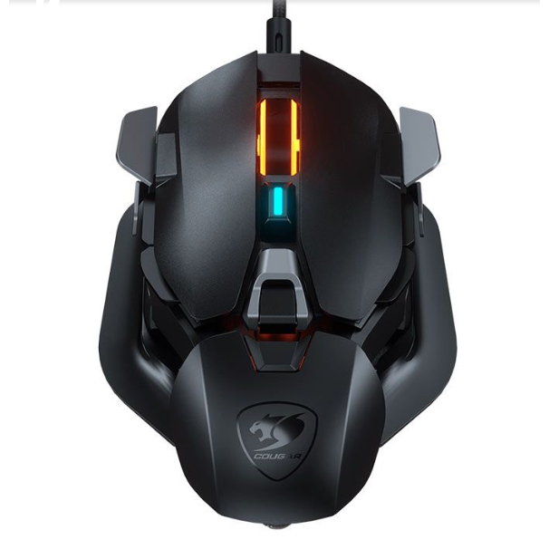 MOUSE GAMER COUGAR DUALBLADER, 16000DPI, 12 BOTOES, PRETO
