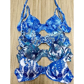 PROMOÇÃO-Biquíni de bojo com aro retrô - biquini modelo retrô, biquini com aro, biquini meia taça em Oferta na Shopee