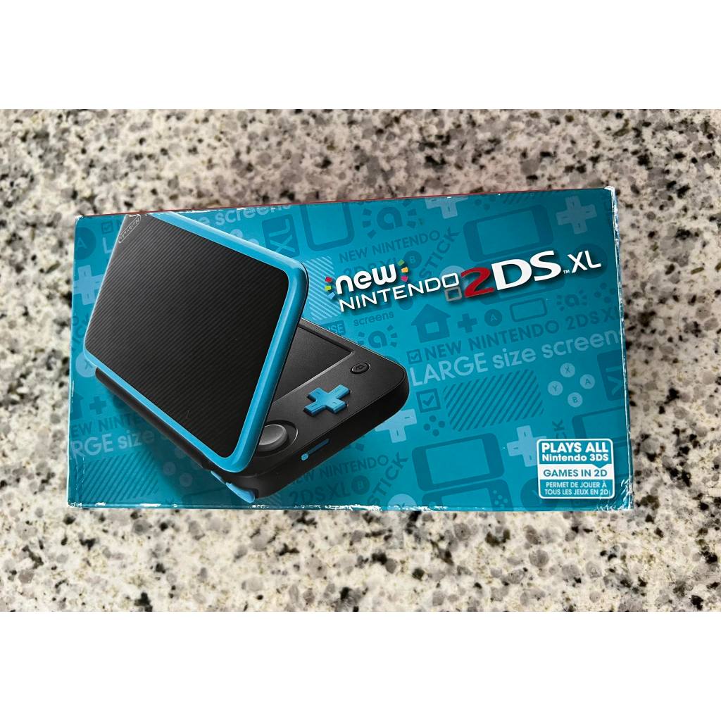 New Nintendo 2DS XL - Completo com caixa, berço e manual