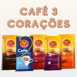 Kit com 15 sachê três corações