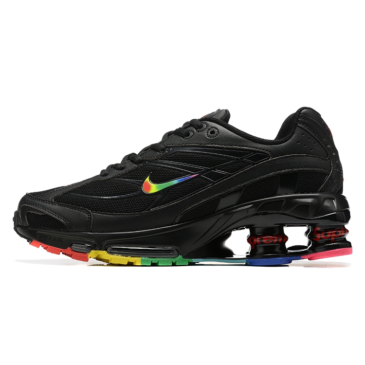 Nike shox negro con dorado hot sale
