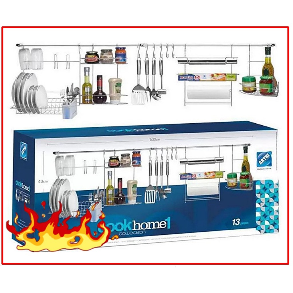 Cook Home Cozinha / Aramados Organizadores Para Cozinha Suspensa / Escorredor Modular