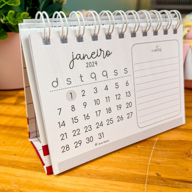 Calendário de mesa 2025 Vários modelos