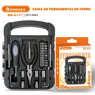 Jogo de Ferramentas c/Maleta 22pçs - Bommax A117
