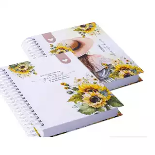 CADERNO a5 girassol S/ Linha- sem Pauta** ENVIO IMEDIATO