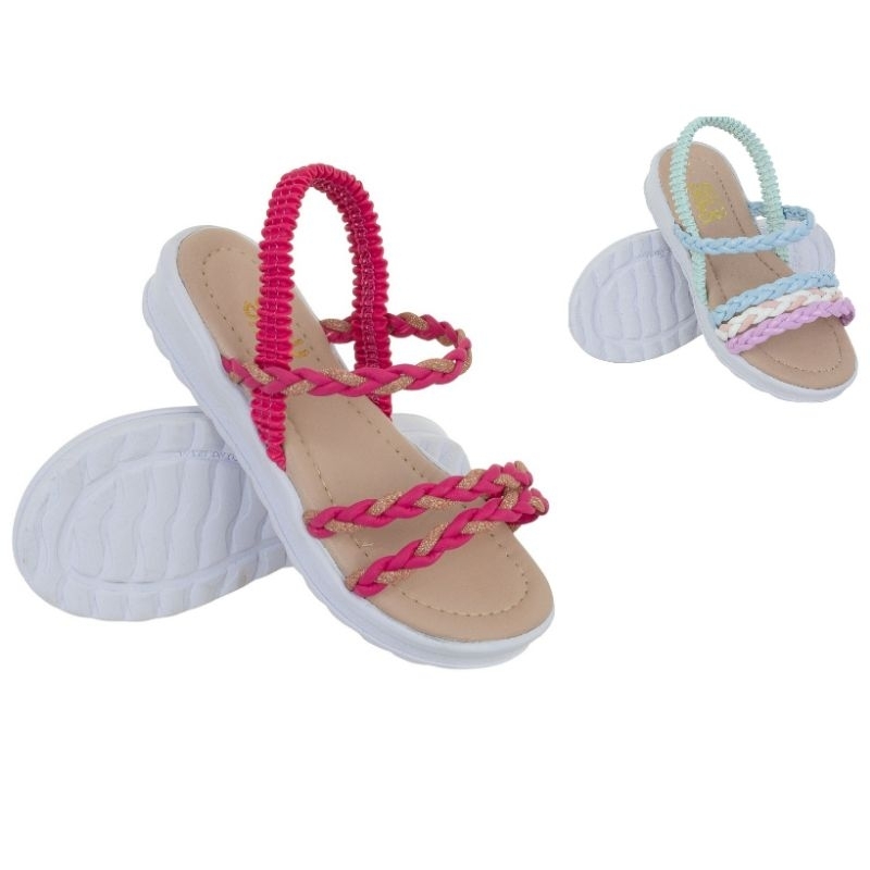 Sandália Infantil Feminina 20 ao 34 Rasteirinha Casual Linda Confortável