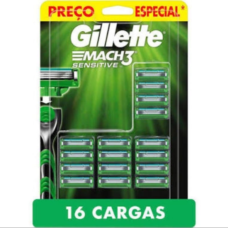 gillette mach 3 sensitive 16 und / 9 / 8 und