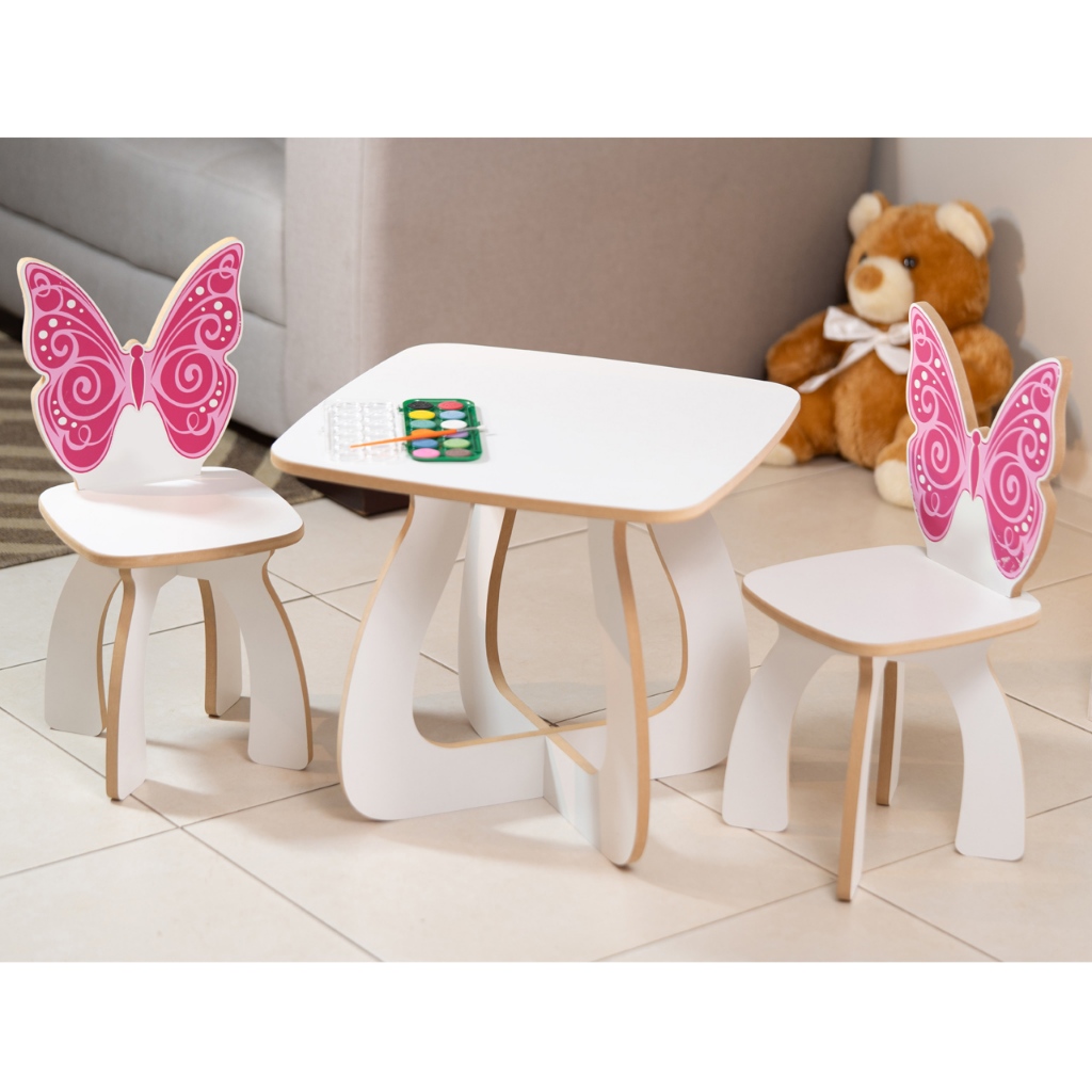 Mesa Infantil, Cadeira Borboleta, criança, mesinha, infantil, mesa, mdf