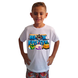 Camiseta Blox Fruits Camisa Do Jogo Roblox Blusa Blox Fruits