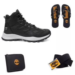 Kit Bota Timberland Coturno Masculino Resistente Couro Qualidade NL126
