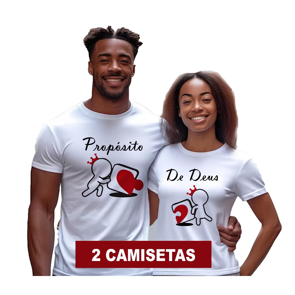 Blusa para casal store evangelico