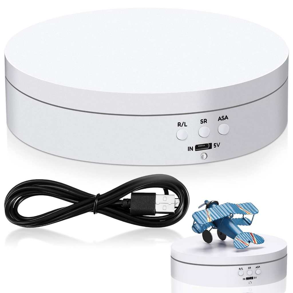 Expositor Giratório 360° Recarregável Rotativo Rotação Exibir Mostrar Produtos Gira Exibição Vitrine