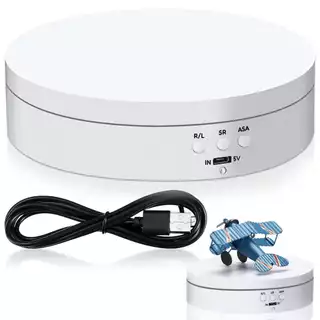 Expositor Giratório 360° Recarregável Rotativo Rotação Exibir Mostrar Produtos Gira Exibição Vitrine