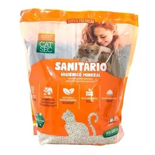 CatSec Areia Sanitária Granulado Higiênica Mineral Cat Sec 3kg