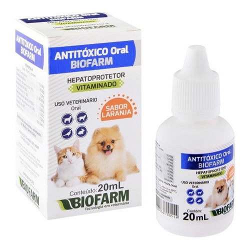 Remedio gato com diarreia e vomito | Antitoxico Biofarm | Oral sabor ...