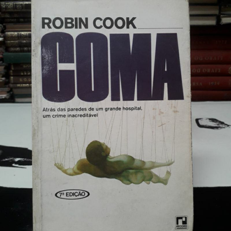 livro coma / Robin Cook ( usado)