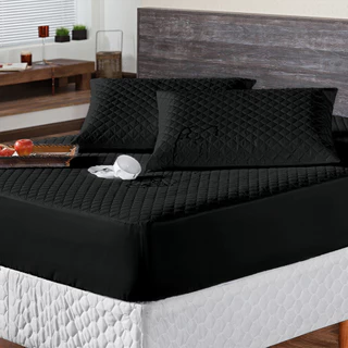 Kit Capa Protetora De Colchão Impermeável Disponível Em 3 Cores Com Matelado e Opções de Tamanhos - SAVI