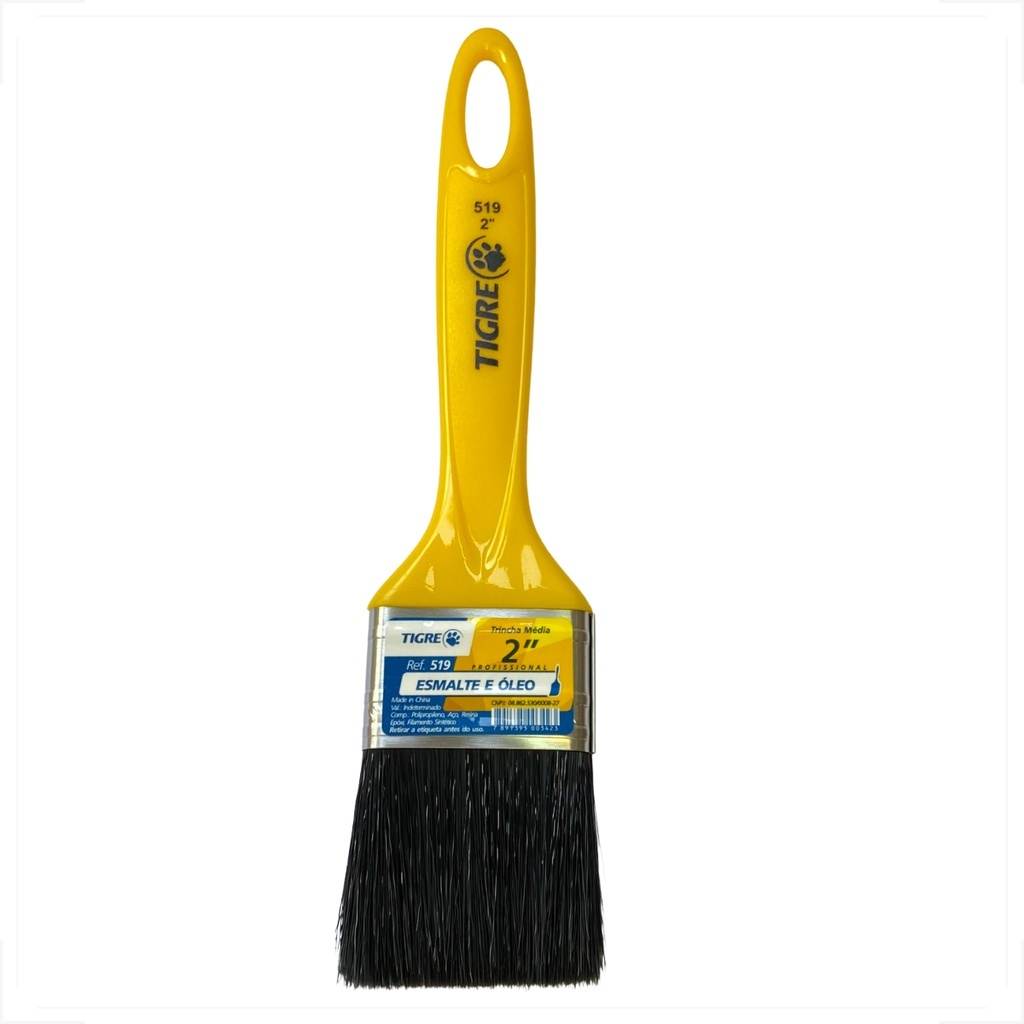 Pincel Trincha Tigre Para Tinta Esmalte E Óleo 2* | Shopee Brasil