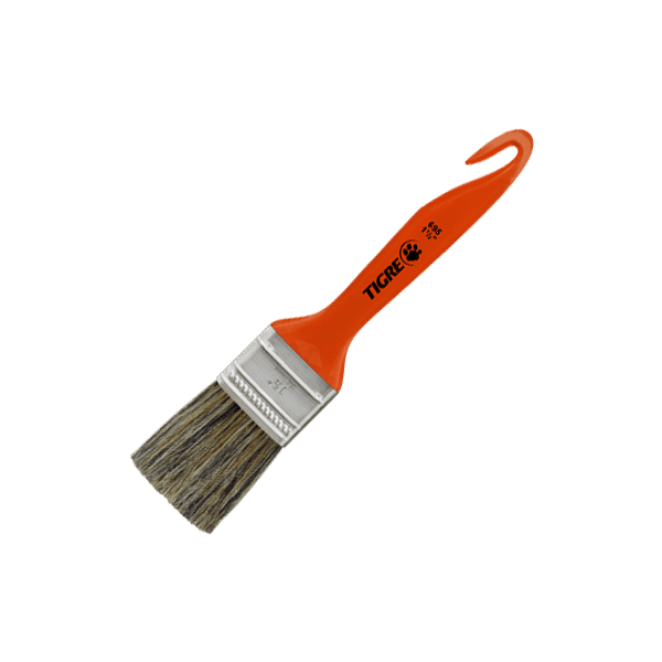 Pincel Trincha Tigre média Látex e Acrílica 1 1/2* | Shopee Brasil