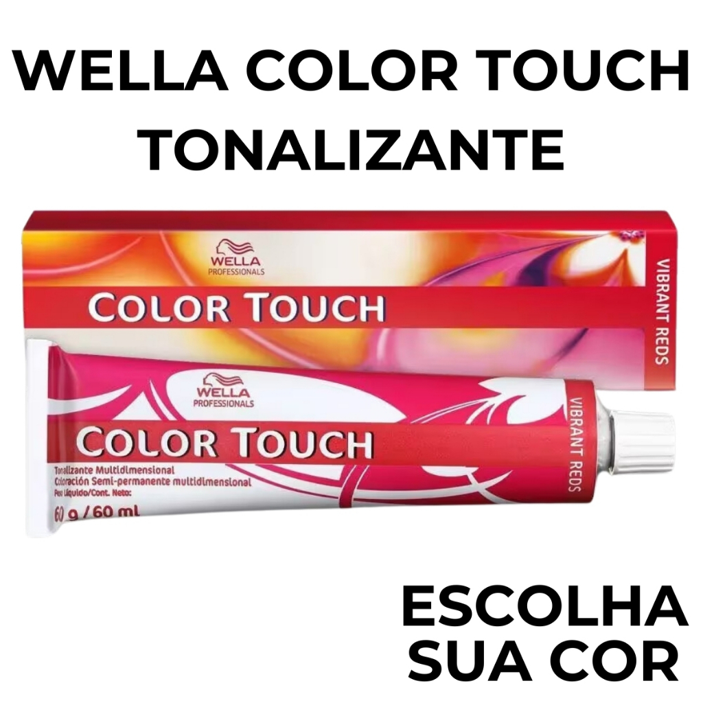 Tonalizante Color Touch 60g Creme Tinta Para Cabelo Sem Amonia Wella ...